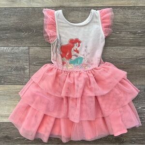 Little Sleepies 2T Pink Ariel Tulle Dress 🧜🏼‍♀️